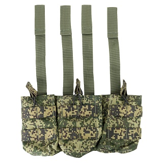 Подсумок "Легенда" под три магазина АК открытый