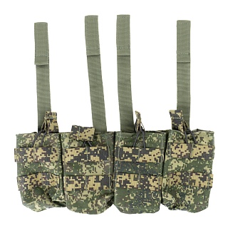 Подсумок "Легенда" под четыре магазина АК открытый